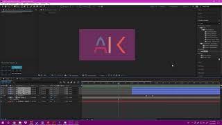 After Effects CC Speedart - AK Design Intro