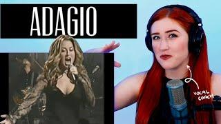 Lara Fabian... ADAGIO | Vocal Coach Reaction/Analysis | one moment while I flipping lose it...