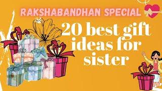 #RachStation 20 best gift ideas for sister under Rs.1000||*RAKSHABANDHAN* Gift for sister