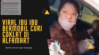 Viral !!! karyawan alfamart di ancam UU ITE oleh seorang wanita pencuri coklat.