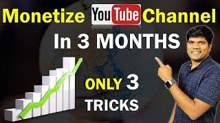 How to grow New YouTube Channel From 0 to Monetization in 3 Months (2023)