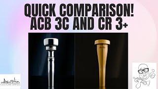 Here's a quick A/B test of the new Austin Custom Brass Reserve Trumpet Mouthpiece line #acb #trumpet