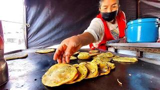 BEST Street Food In MEXICO - Tacos & Gorditas - SUPERB Chicharron