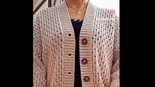 Tiğişi Ajurlu Hırka Yapımı (Part 7)@Renkhane4627_Ayten tasarımı #crochetcardigan #ajurluörgü ‼️