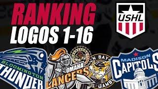 USHL Logos Ranked 1-16