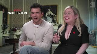 Bridgerton stars Nicola Coughlan and Luke Newton on their favourite part of their sex scenes