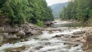 Geluiden van de Natuur - Berg Rivier - Natuur Klinkt - Bergen - Meditatie-Ontspannen-Stroom Geluiden