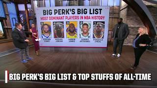 Big Perk's BIG LIST: Most Dominant Players in NBA HISTORY! + Top STUFFS of ALL-TIME | NBA Today