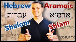 How Similar Are Biblical Hebrew and Biblical Aramaic?