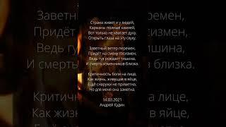 Стихотворение о Родине: Страна живет и у людей...Андрей Кудин #shorts