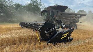 last day in the Fendt Ideal combine