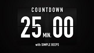 25 Minutes Countdown Timer Flip Clock ️