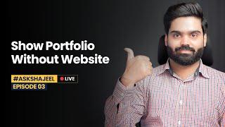 How to show freelance portfolio without website? | #Shorts