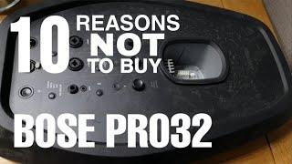 10 REASONS NOT TO BUY BOSE L1 PRO32