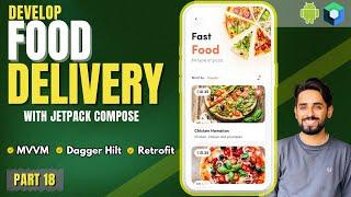 CREATE Your Own Food Delivery App with Android Jetpack Compose! Beginner Tutorial Ep18