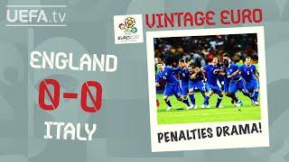 ENGLAND 0-0 ITALY FULL PENALTY SHOOT-OUT, EURO 2012 | VINTAGE EURO