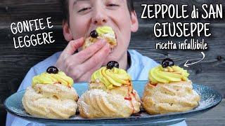 ZEPPOLE di SAN GIUSEPPE AL FORNO: RICETTA FACILE E DELIZIOSA per la Festa del Papà | Davide Zambelli