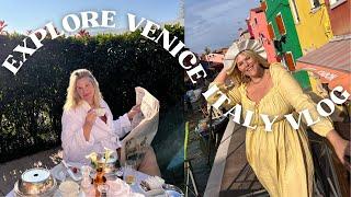VENICE ITALY VLOG | EXPLORING MURANO | BURANO