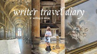 solo-traveling to italy as a writer️️(writing poetry, exploring rome and creative reflections)