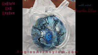 46.DIY Christmas Ornaments -Double Sided. Gifts - Bloom Technique - #diycrafts #ornaments #Christmas