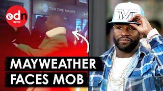 Floyd Mayweather Confronted by Angry Mob in London Over Israel Support