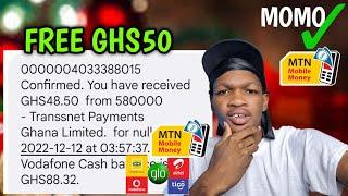 FREE GHS50 || How to make money online in Ghana