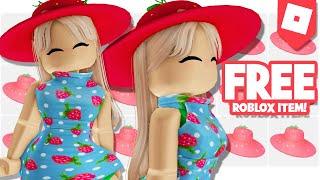 *EASY* GET THIS *FREE* STRAWBERRY HAT NOW!  ROBLOX FREE UGC