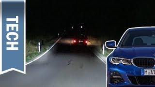 Laserlicht & adaptive LED-Scheinwerfer mit Selective Beam im 3er BMW (G20) im Test/Nachtfahrt