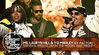 Ms. Lauryn Hill and YG Marley: Ex-Factor/Survival/Praise Jah In The Moonlight Medley | Tonight Show