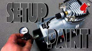 Airbrush Pressure Setup and Thinning Paint - Airbrushing for Beginners