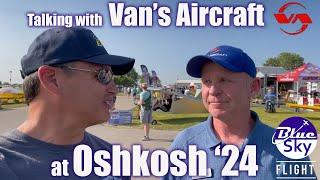 Brief conversation with Greg Hughes of Vans Aircraft at #oshkosh 2024