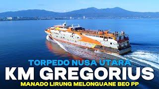 Video Drone Kedatangan Torpedo Nusa Utara KM Gregorius di Pelabuhan Manado 22 Mei 2024