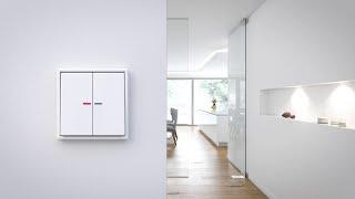 The JUNG KNX RF push-button