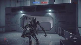 Star Wars Battlefront II General Grievous Battle Damaged In Team Battle On Death Star 2