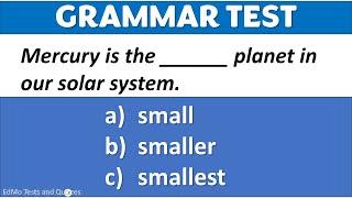 ENGLISH GRAMMAR TEST. Grammar Quiz. English quiz.