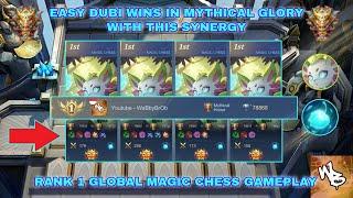 TOP GLOBAL DUBI STRATEGY - MAGIC CHESS BEST SYNERGY - Mobile Legends Bang Bang