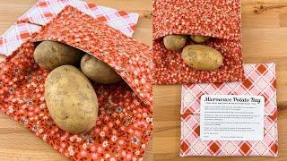 How to Sew a Microwave Potato Bag Tutorial - DIY Baked Potato Bag