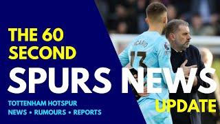 THE 60 SECOND SPURS NEWS UPDATE: Club to Sign a New Goalkeeper, Vicario Expected to Miss Months