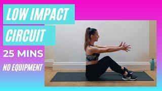 LOW IMPACT TONING CIRCUIT - no equipment / no jumping - at home workout - Hazel Ashleen Fitness