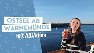 Ostsee ab Warnemünde mit AIDAdiva