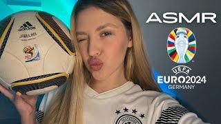 ASMR | German and Spanish national football players for Euro 2024 | whispering ear to ear