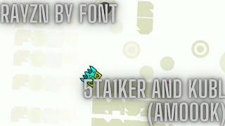 "RayZN by Font" by 5ta1ker and f44444 [100%] (Unrated) [1 Fake Coin] | Geometry Dash