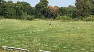 How To Layout Line and Paint Soccer Field in one hour. Marking a futbol field. Easy Fast Basic tools