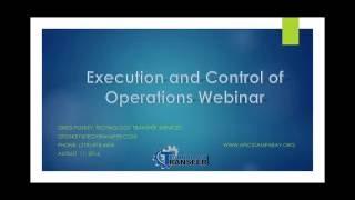 APICS Execution and Control of Operations Webinar