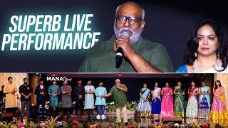 MM Keeravani and Team Superb Live Performance @ ANR National Award 2024 Presentation Event