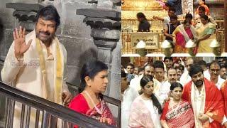 Megastar Chiranjeevi Tirumala Trip Complete Video