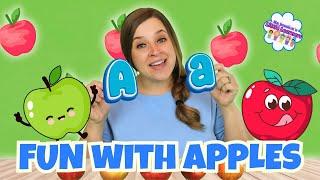 FUN with Apples | Preschool Learning | FOR KIDS | SENSORY BIN