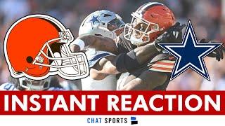 INSTANT REACTION: Cowboys vs. Browns NFL Week 1 - Defense Dominates + Jake Ferguson Injury News