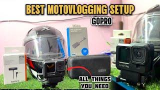 Best MotoVlogging Setup Under Budget ️|| Detail MotoVlogging Setup With Gopro #motovlogger