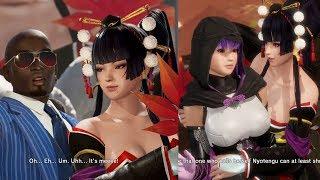 Dead Or Alive 6 Nyotengu Flirting With Zack, Leifang, Ayane & Getting Drunk With Brad (Teasing)